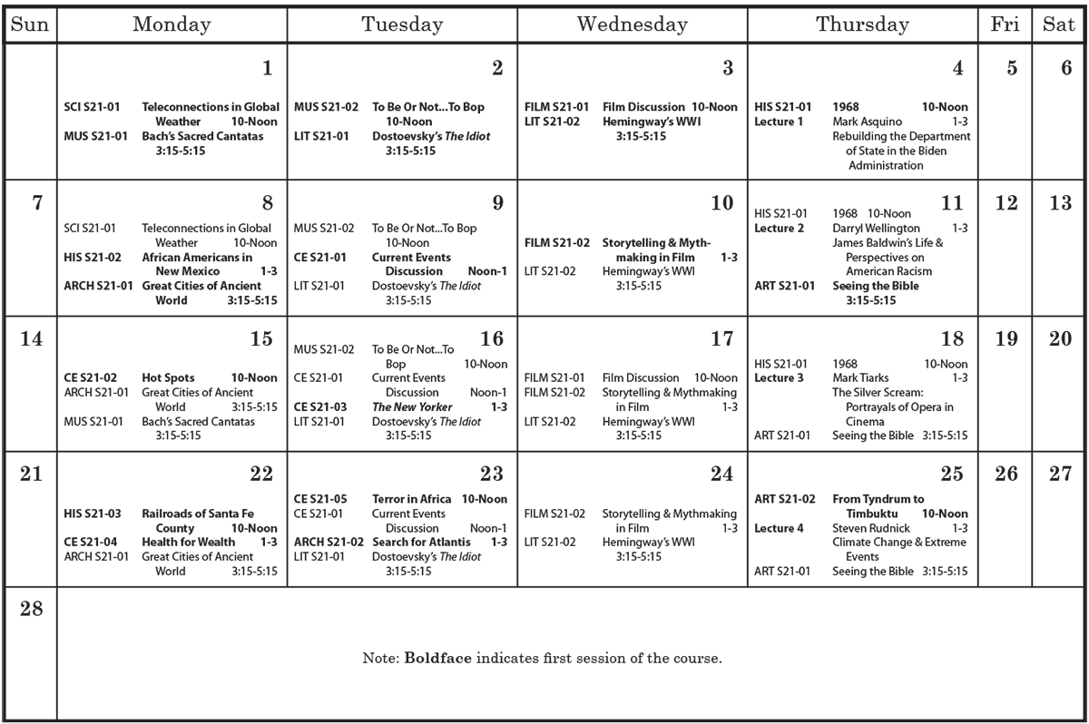Renesan February class calendar updated